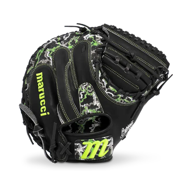 2027 Marucci Cypress Lizard Skins 34" Catchers Baseball Glove MFGCYLS240C1 Black / Goblin Camo Right Hand Throw