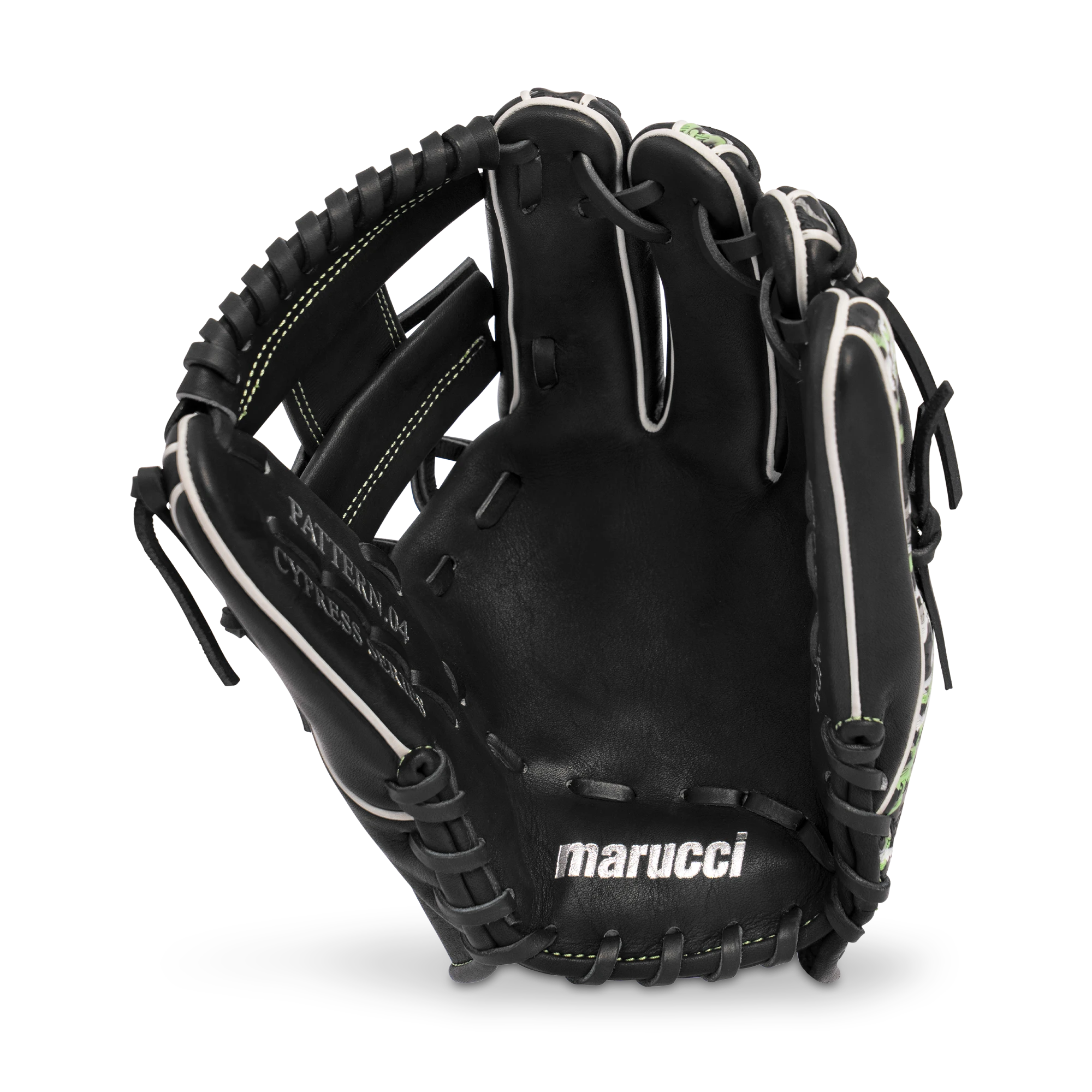 2027 Marucci Cypress Lizard Skins 11.5" Infield Baseball Glove MFGCYLS43A2 Black / Goblin Camo Right Hand Throw