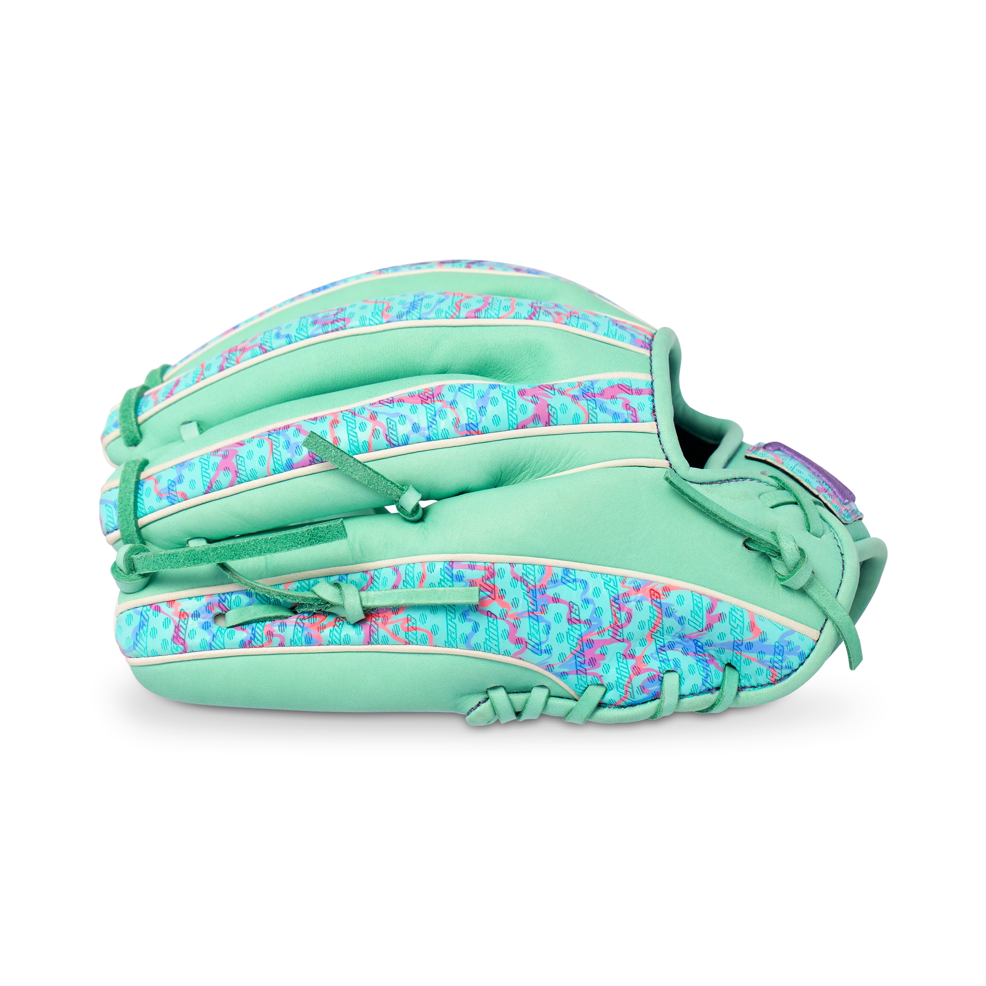 2027 Marucci Cypress Lizard Skins 11.5" Infield Baseball Glove MFGCYLS43A2 Mint / Coral Camo Right Hand Throw