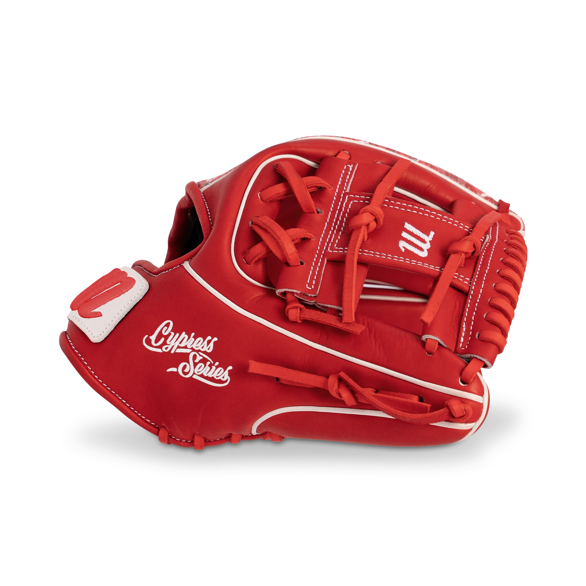 2027 Marucci Cypress Lizard Skins 11.5" Infield Baseball Glove MFGCYLS43A2 Red / Scarlet Camo Right Hand Throw