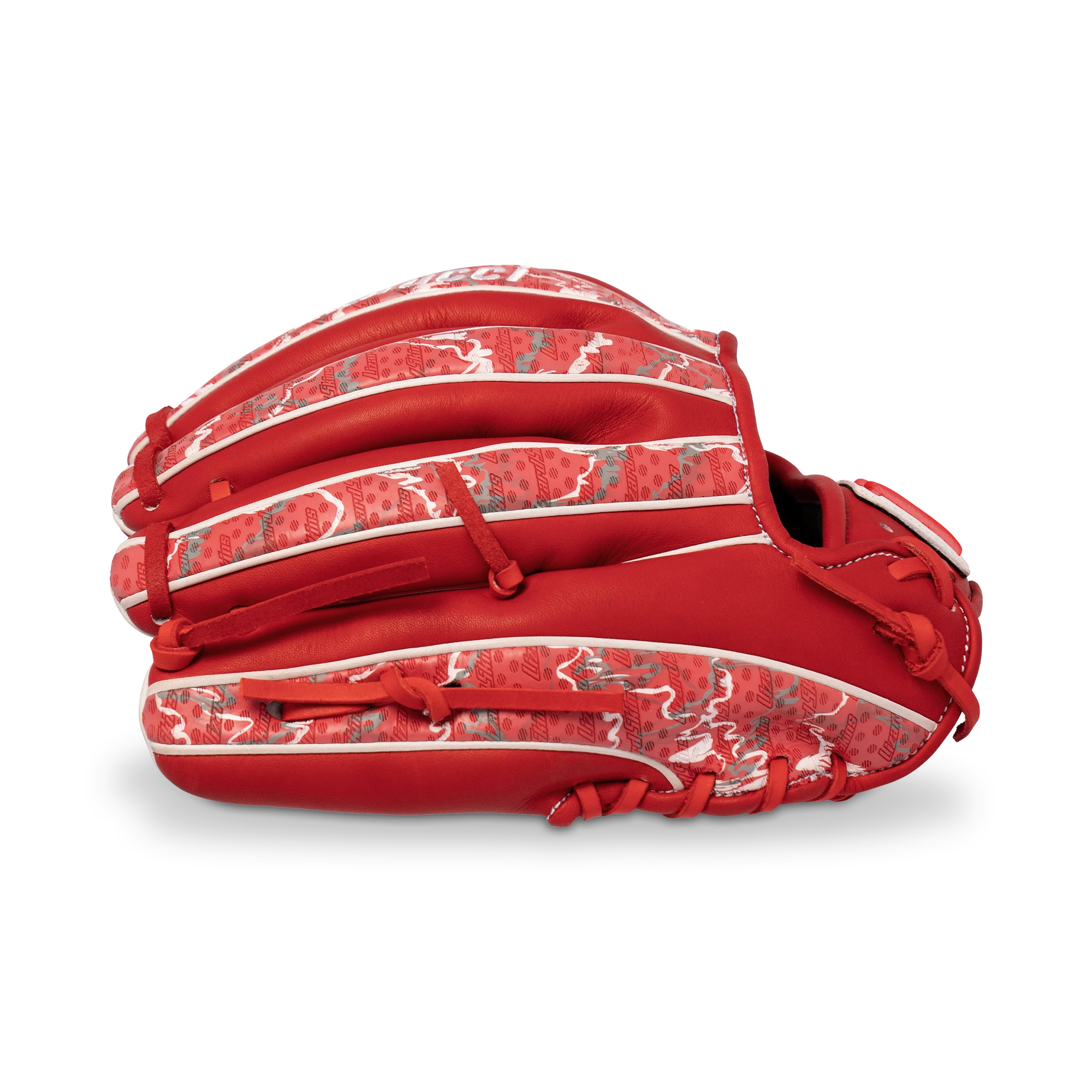 2027 Marucci Cypress Lizard Skins 11.5" Infield Baseball Glove MFGCYLS43A2 Red / Scarlet Camo Right Hand Throw