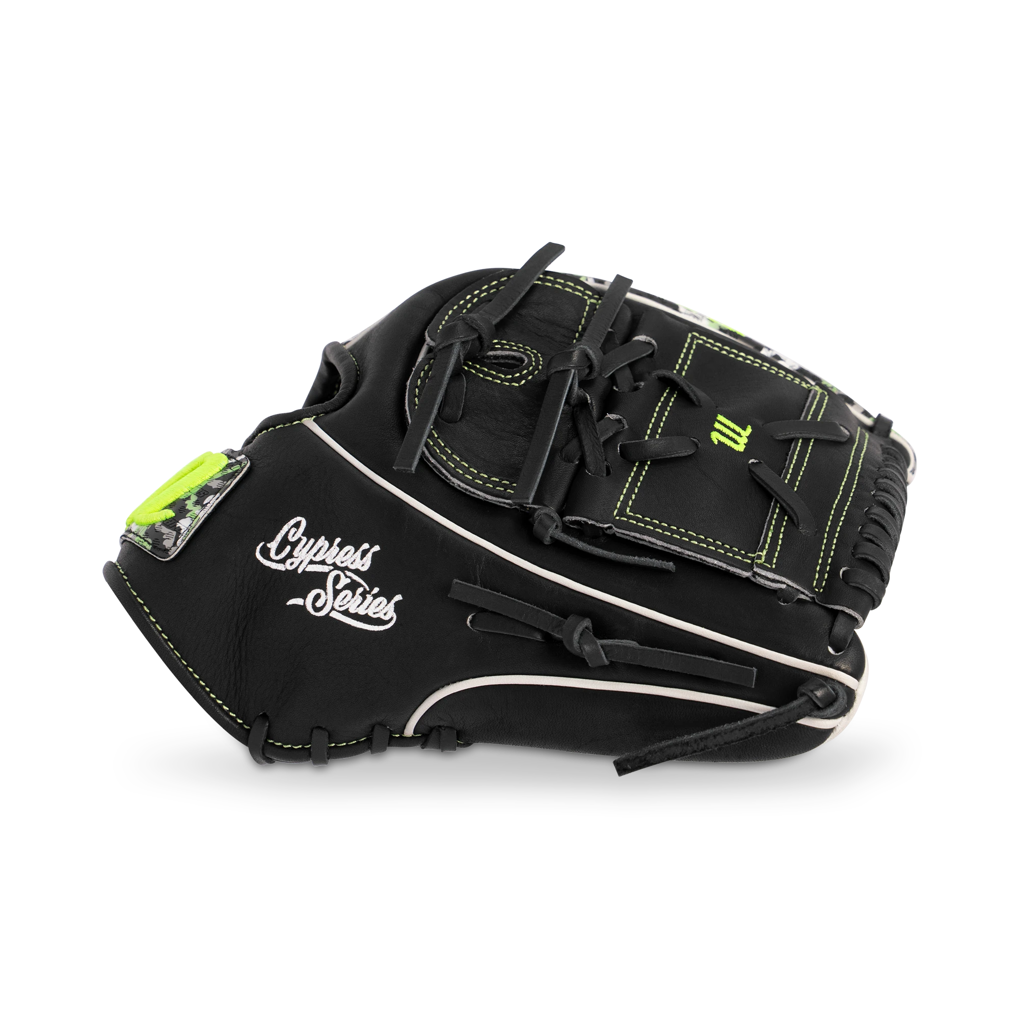 2027 Marucci Cypress Lizard Skins 12" Pitchers  Baseball Glove MFGCYLS45K2 Black / Goblin Camo