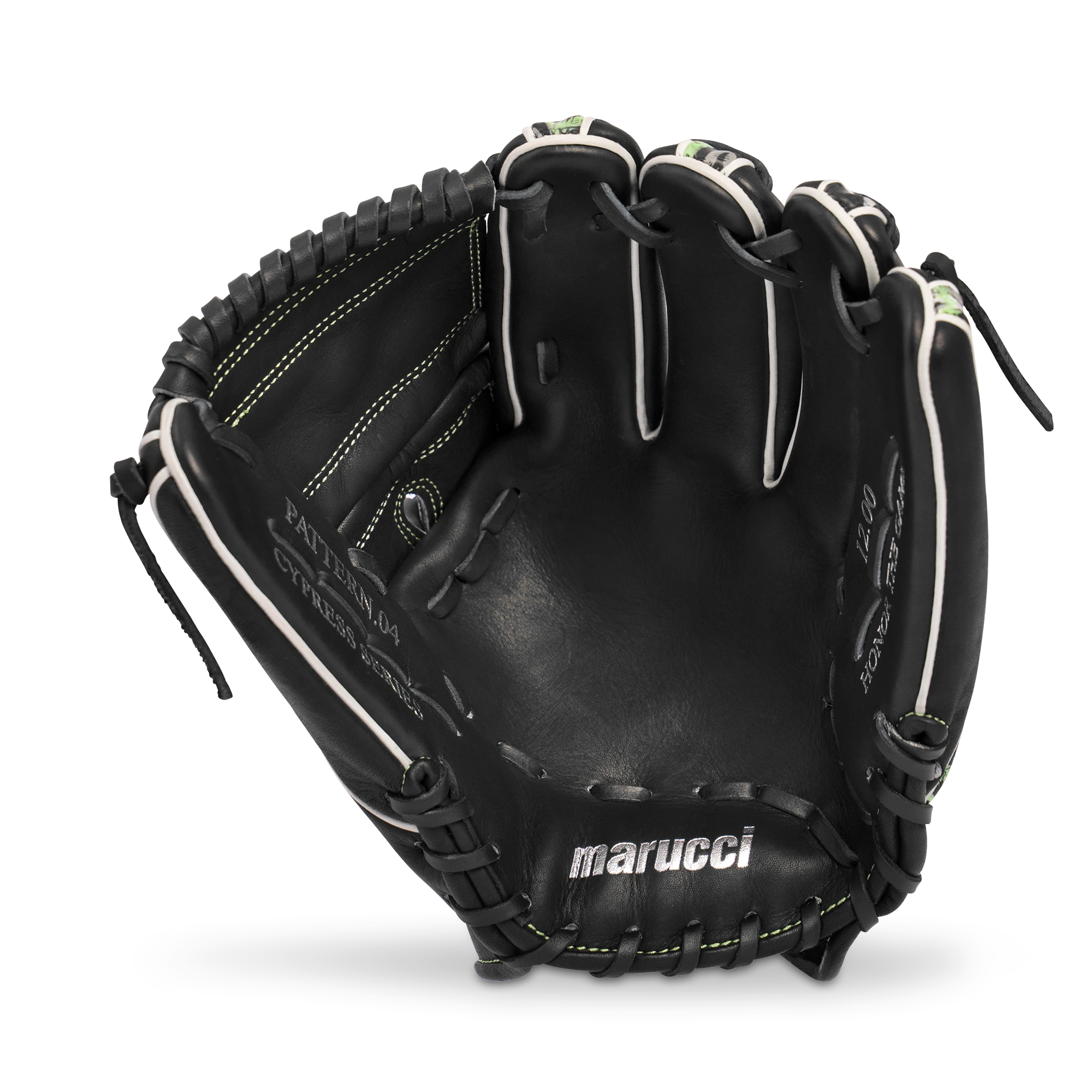 2027 Marucci Cypress Lizard Skins 12" Pitchers  Baseball Glove MFGCYLS45K2 Black / Goblin Camo