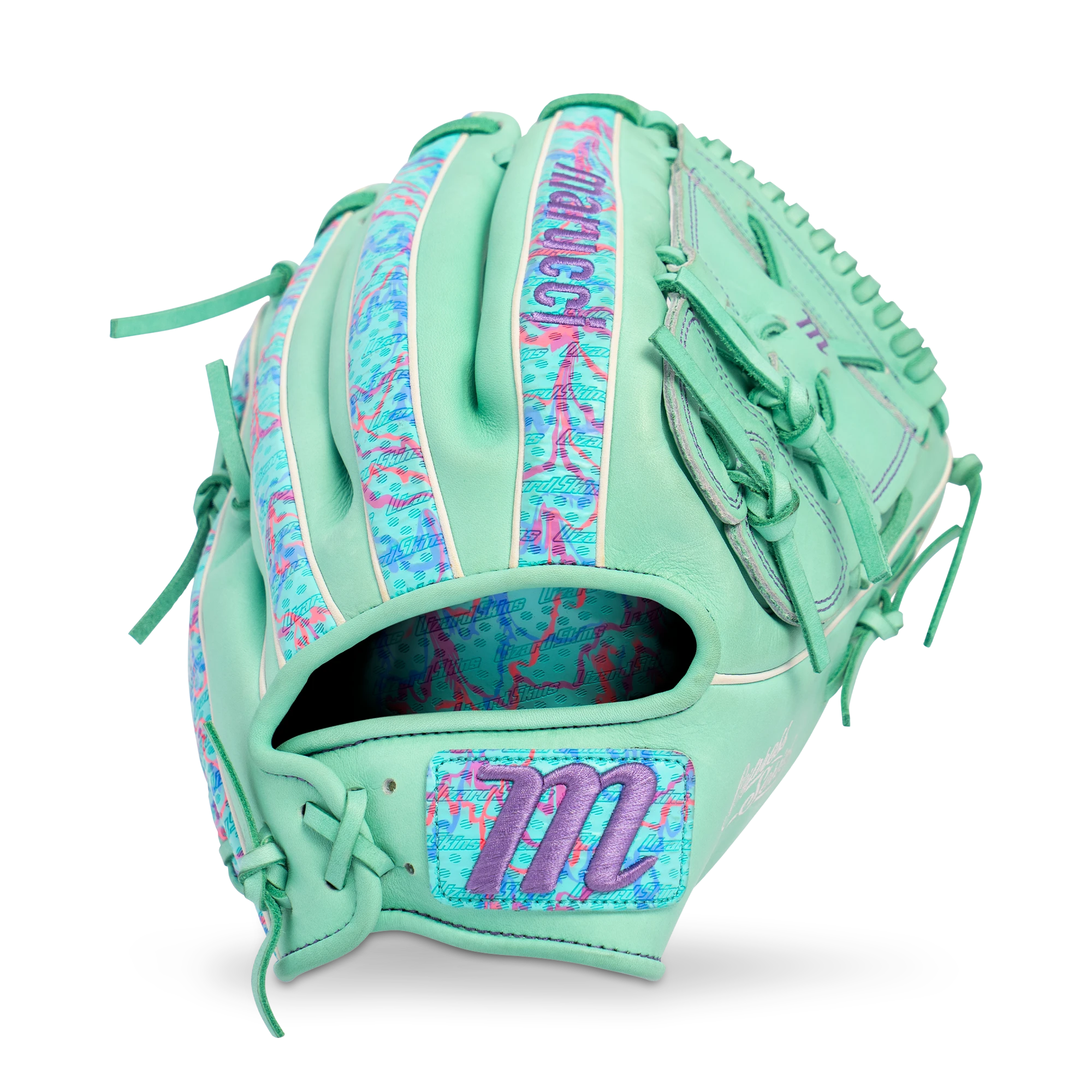 2027 Marucci Cypress Lizard Skins 12" Pitchers  Baseball Glove MFGCYLS45K2 Mint / Coral Camo Right Hand Throw