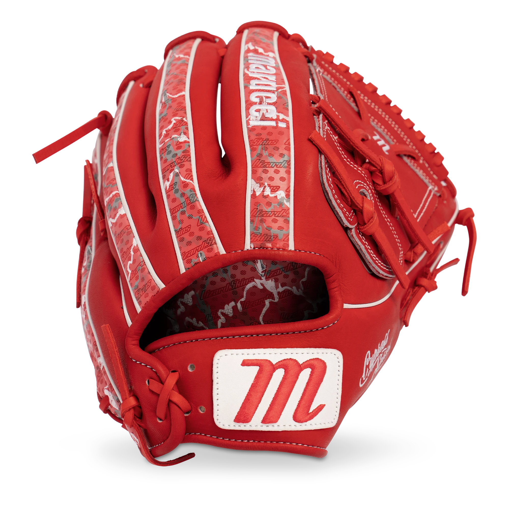 2027 Marucci Cypress Lizard Skins 12" Pitchers  Baseball Glove MFGCYLS45K2 Red / Scarlet Camo Right Hand Throw