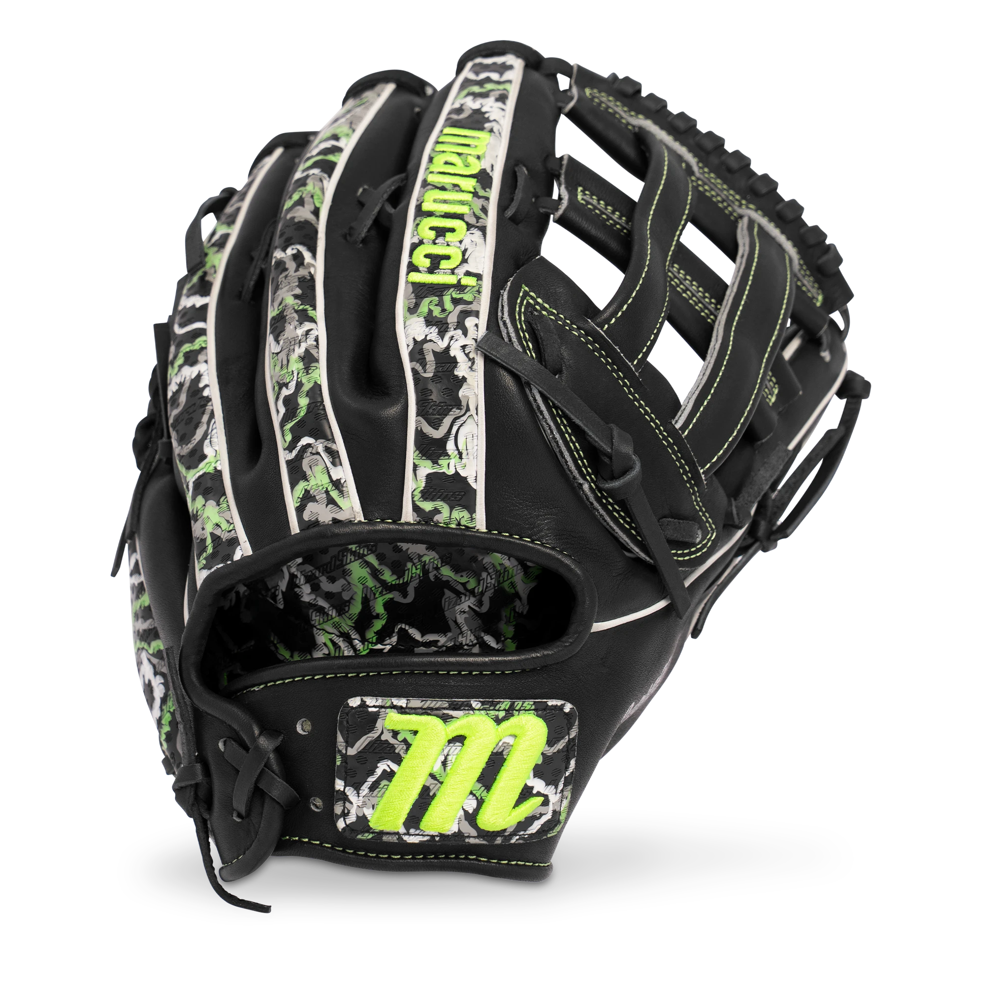 2027 Marucci Cypress Lizard Skins 12.75" Outfield  Baseball Glove MFGCYLS98R3 Black / Goblin Camo