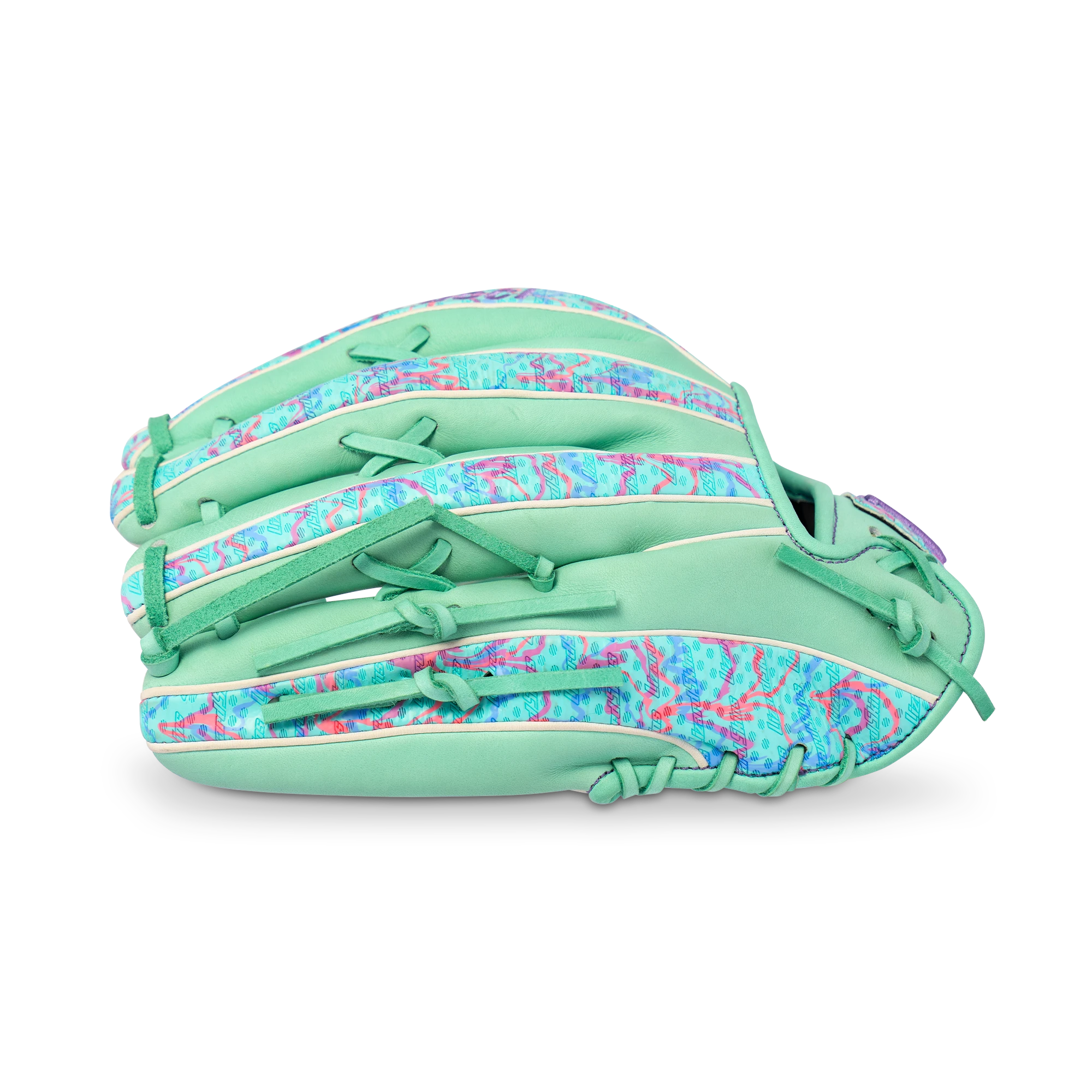 2027 Marucci Cypress Lizard Skins 12.75" Outfield  Baseball Glove MFGCYLS98R3 Mint / Coral Camo