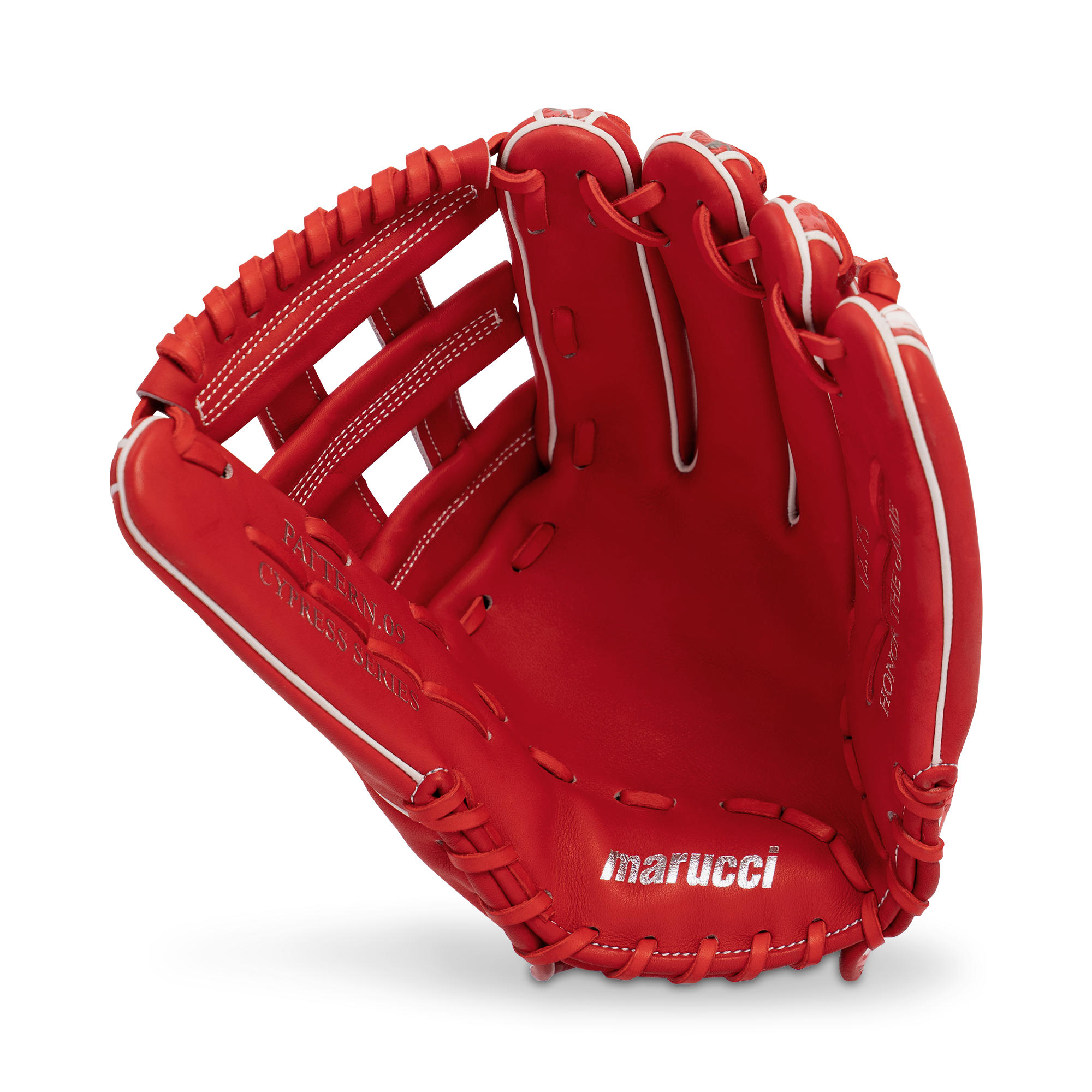 2027 Marucci Cypress Lizard Skins 12.75" Outfield  Baseball Glove MFGCYLS98R3 Red / Scarlet Camo