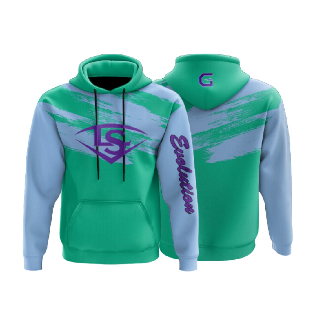 2025 Louisville Slugger x Evolution Custom Lightweight Hoodie Miami Nights 4 "Dawn Edition"  MN4