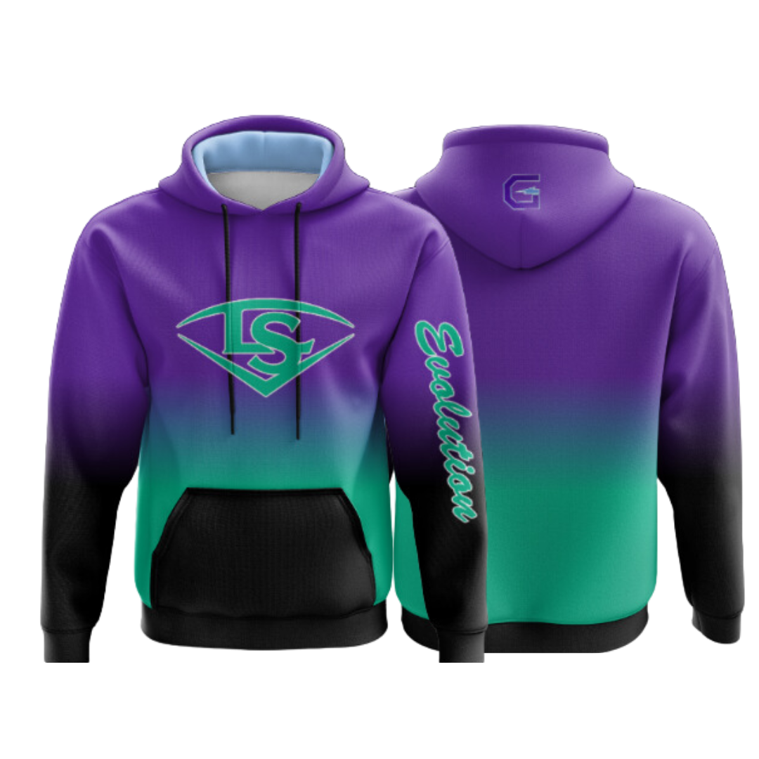 2025 Louisville Slugger x Evolution Custom Lightweight Hoodie Miami Nights 4 "Dusk Edition" MN4