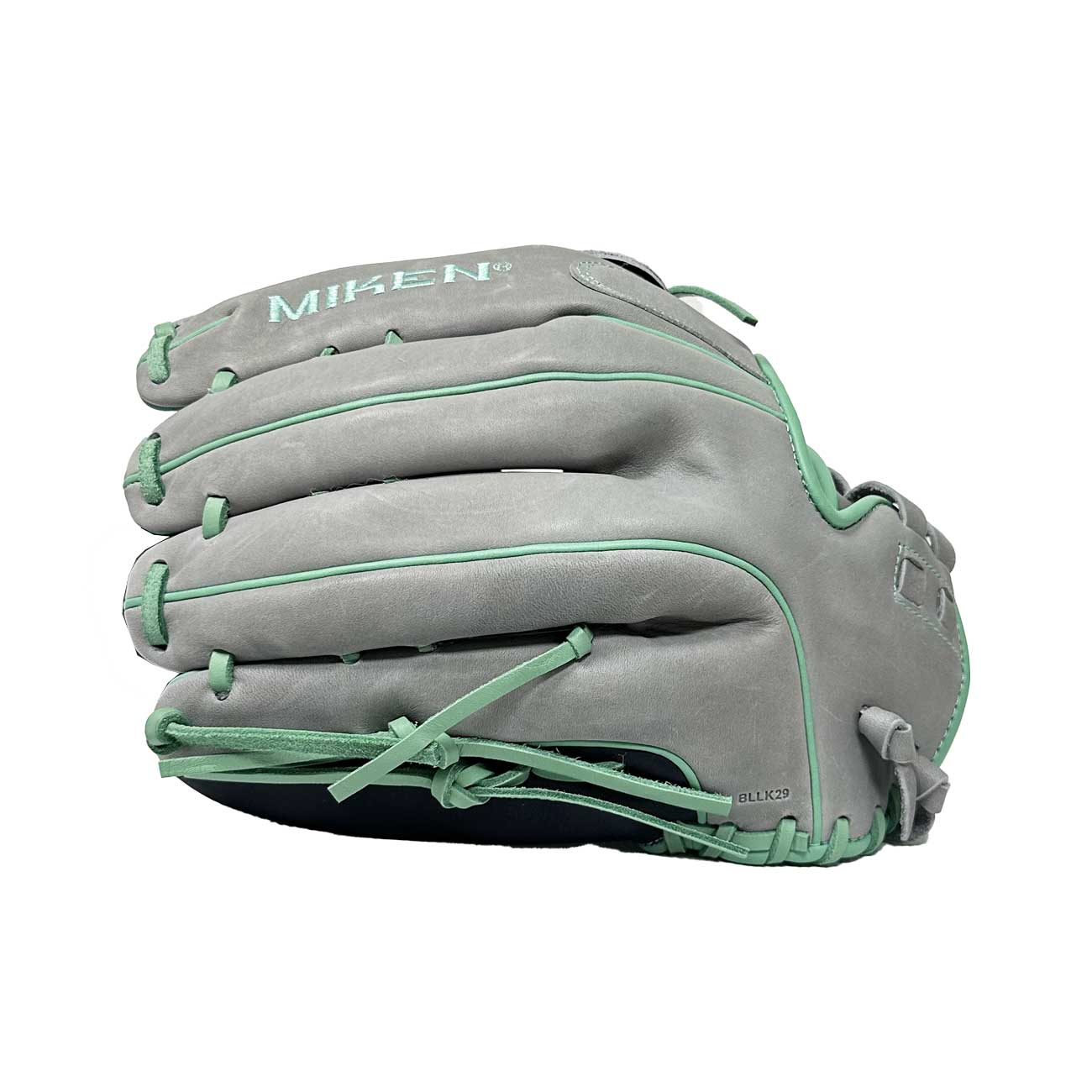 2026 Miken Pro Series 13" Utlilty Slo-Pitch Glove PRO130-GNMT - Grey / Black / Mint