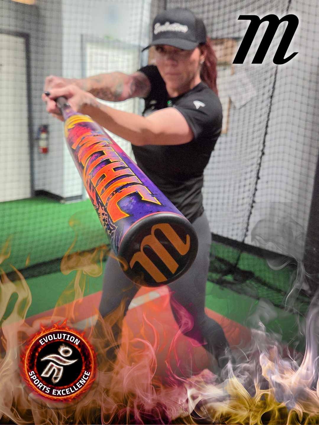 2026 Marucci Mythic Evolution Exclusive 2 Piece Loaded (0.5 oz) 13" Slo-Pitch Bat USSSA