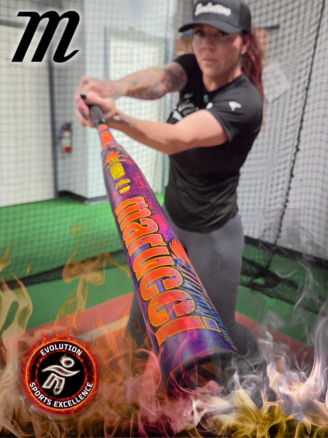2026 Marucci Mythic Evolution Exclusive 2 Piece Loaded (0.5 oz) 13" Slo-Pitch Bat USSSA
