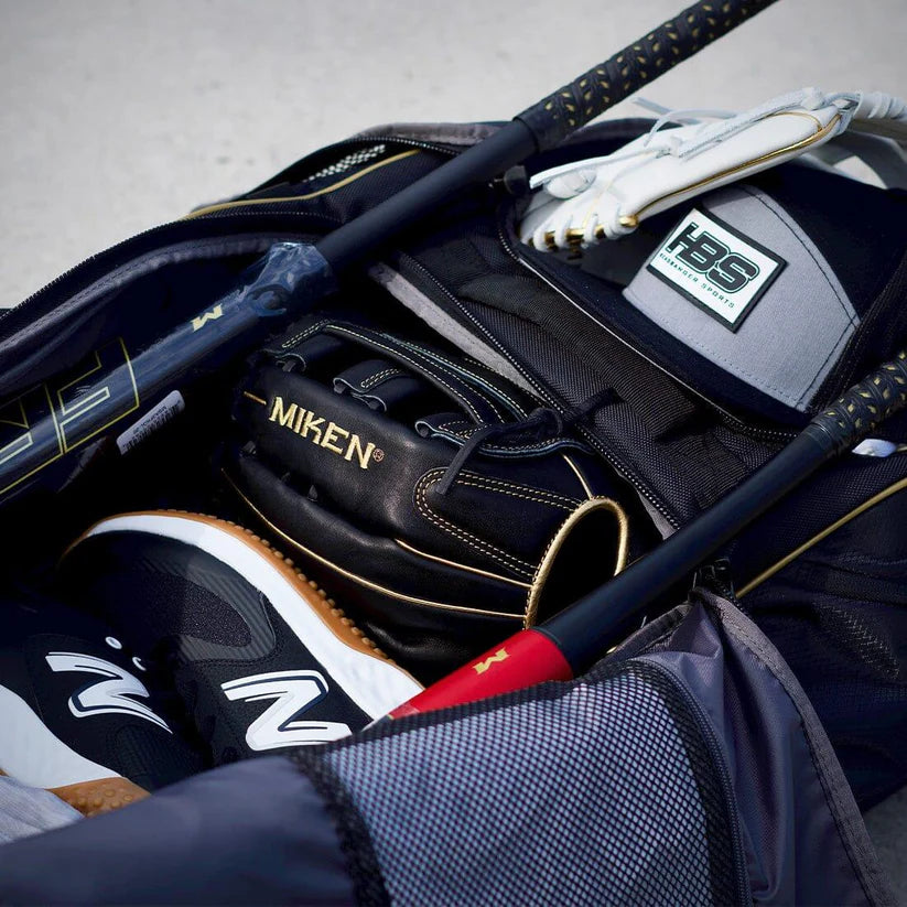 2024 Miken Deluxe Gold Edition Slo-Pitch Wheeled Bag