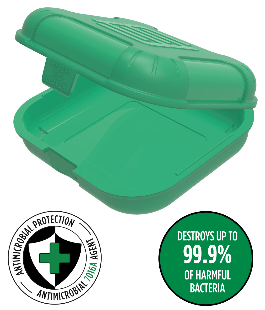 Makura Mouth Guard Antimicrobial Case - Green