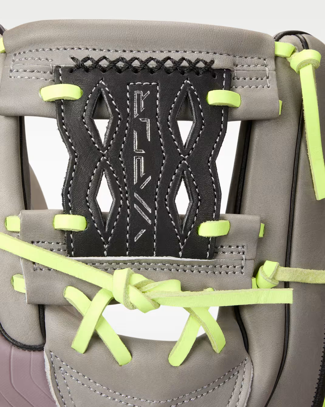 2025 Nike Vapor Elite Snake Eyes Web 11.5" Infield Baseball Glove Right Hand Throw - Grey / Volt / Black