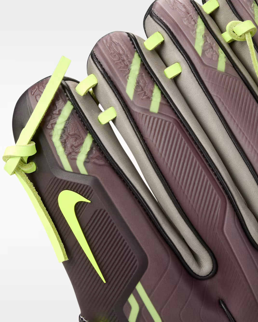 2025 Nike Vapor Elite Snake Eyes Web 11.5" Infield Baseball Glove Right Hand Throw - Grey / Volt / Black