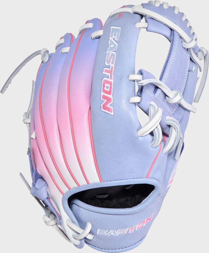 2026 Easton Color Splash 3.0 Pro Collection  12" Fastpitch Utility Glove PCFP120-2PE - Perrywinkle / Pink