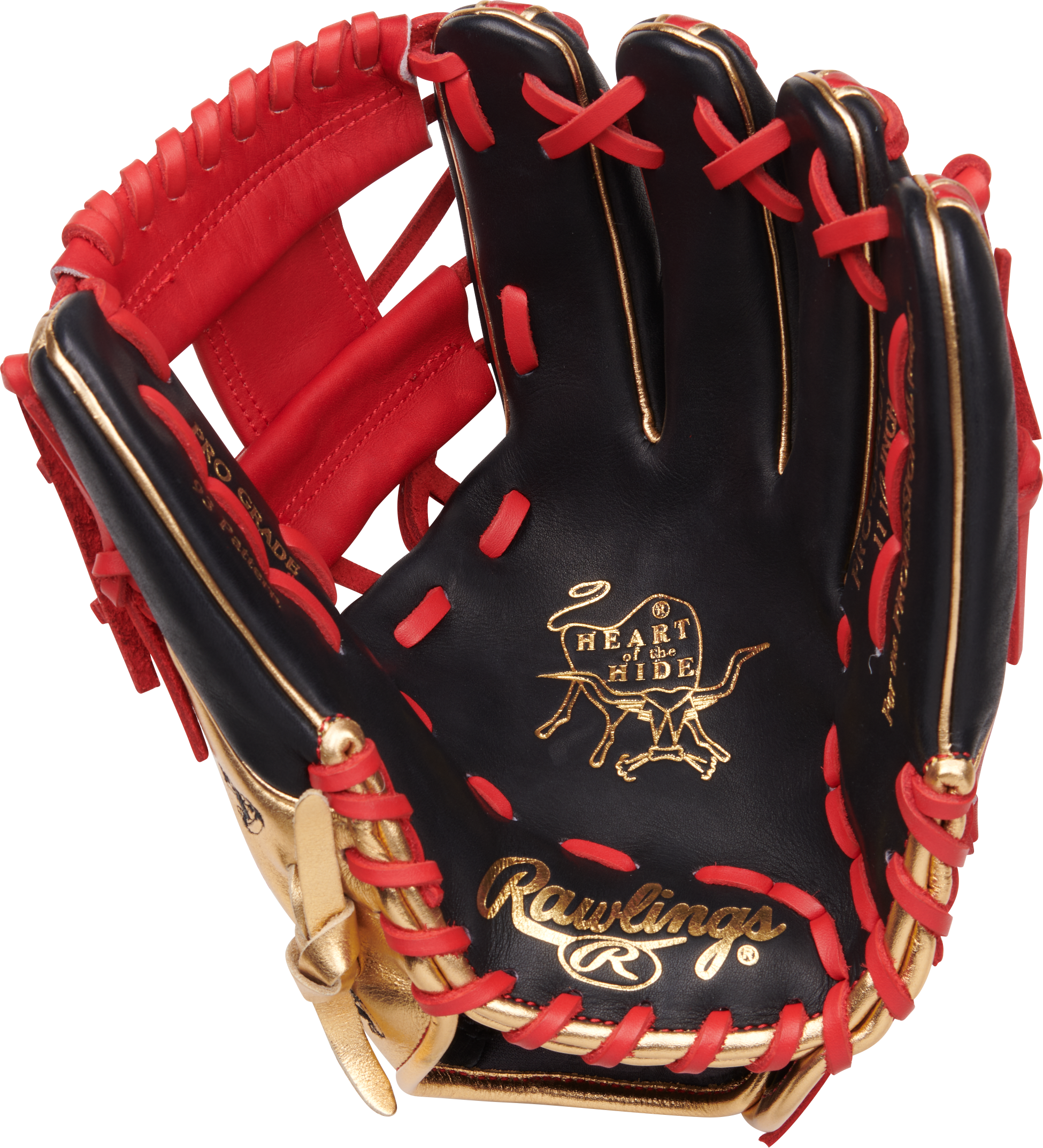 2025 Rawlings Heart of the Hide Gold Glove Club June 11.5" Infield Baseball Glove PRO-GOLDYIX Right Hand Throw
