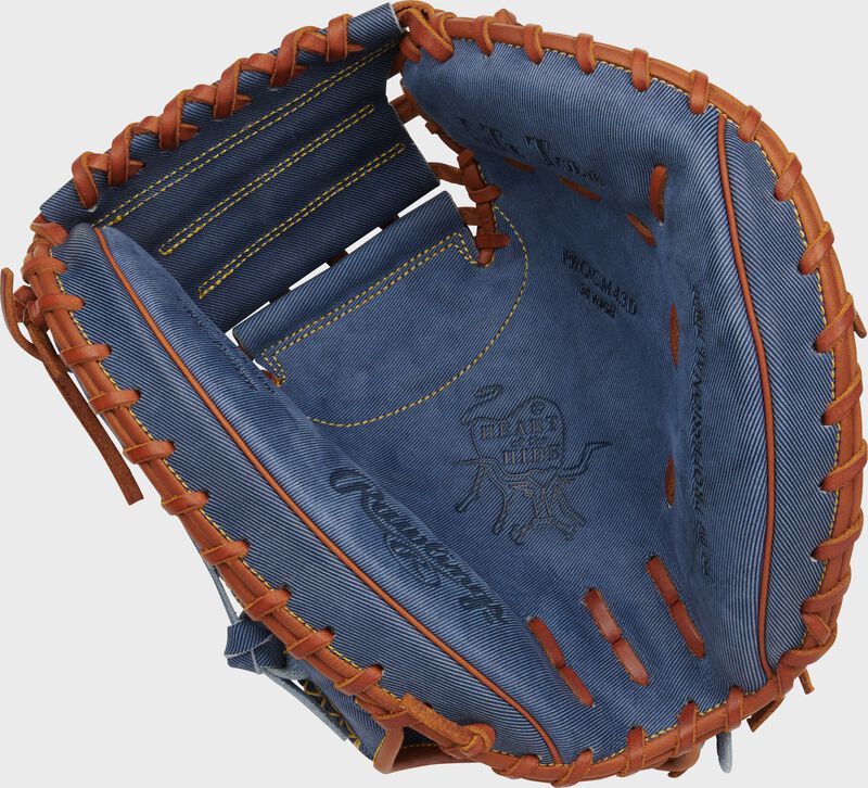 2024 Rawlings Heart of the Hide Pro Label Denim 34" Catchers Ball Glove PROCM43D