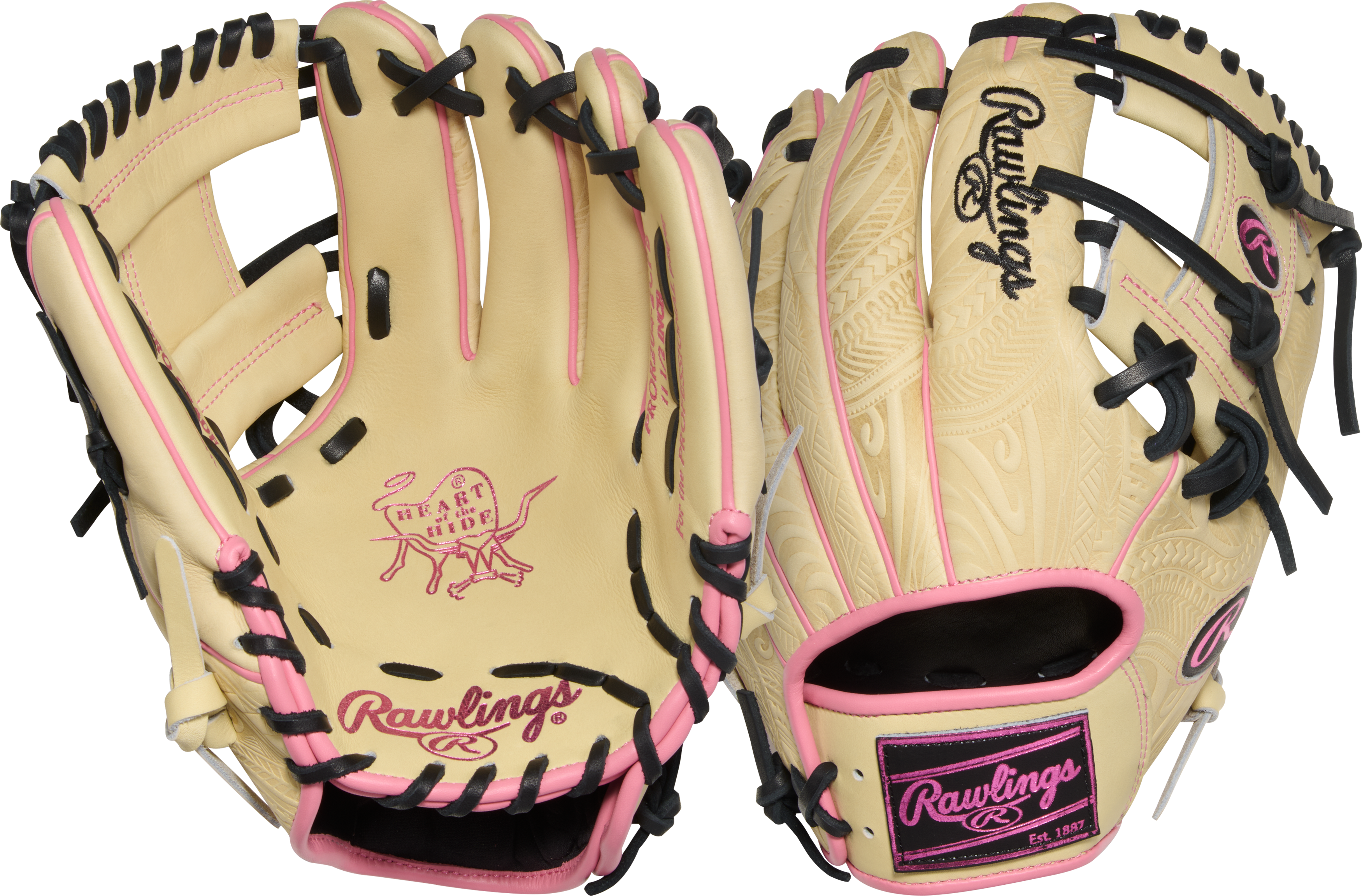 2025 Rawlings Heart of the Hide Gold Glove Club November 11.5" Infield Baseball Glove PROR204-2CPB - Right Hand Throw