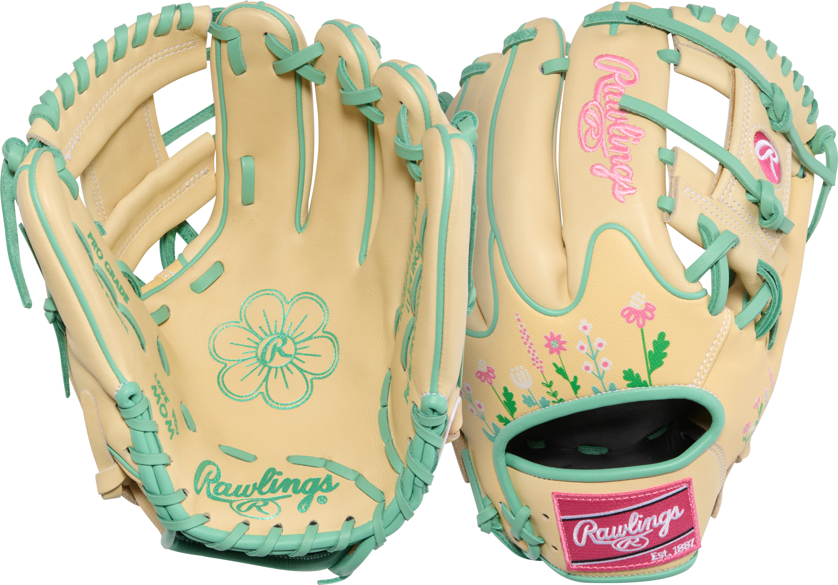2026 Rawlings Heart of the Hide Mother's Day 11.75" Infield Baseball Glove PROR205W-2CM Right Hand Throw