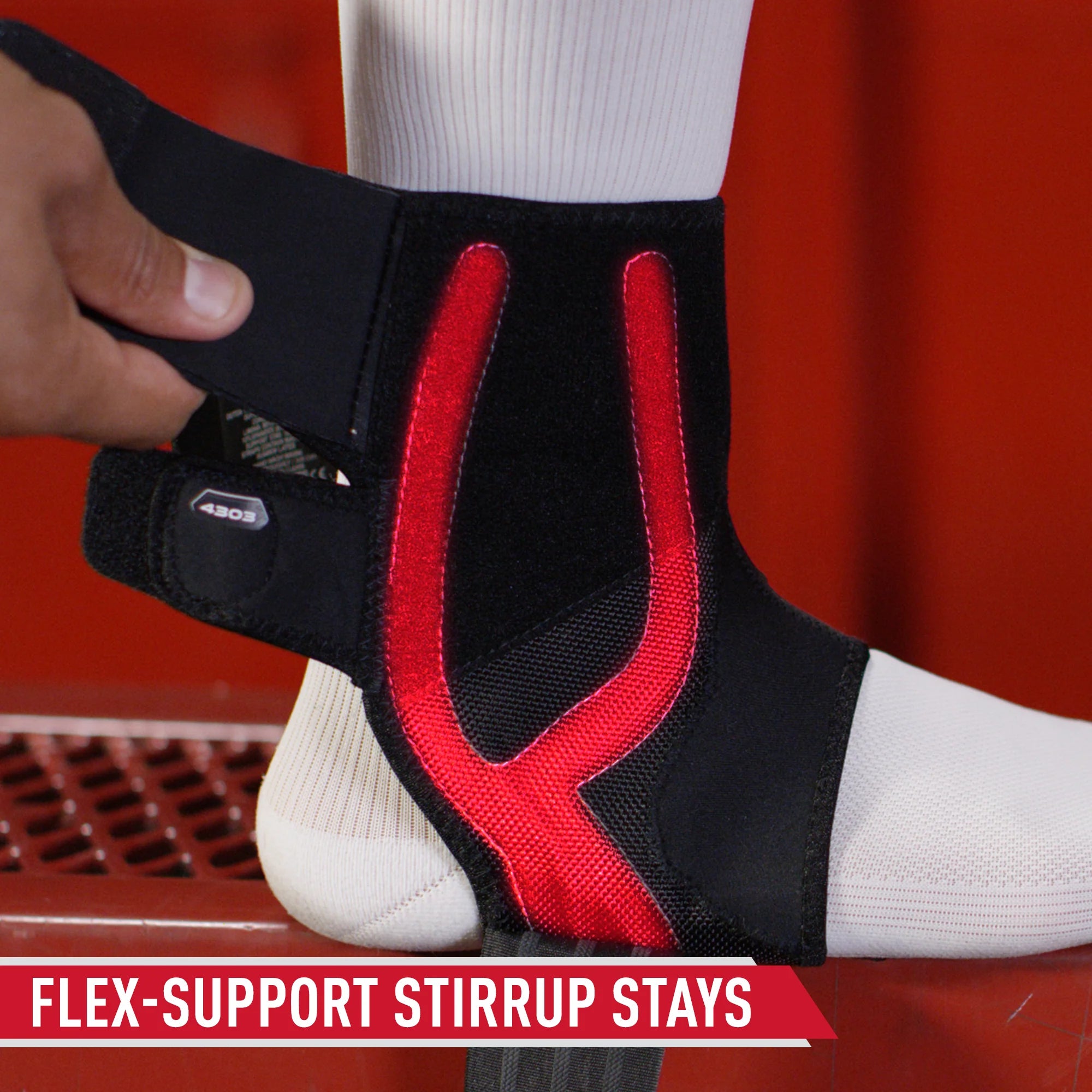 2026 McDavid Phantom Ankle Brace with Straps and Flex-support Stays