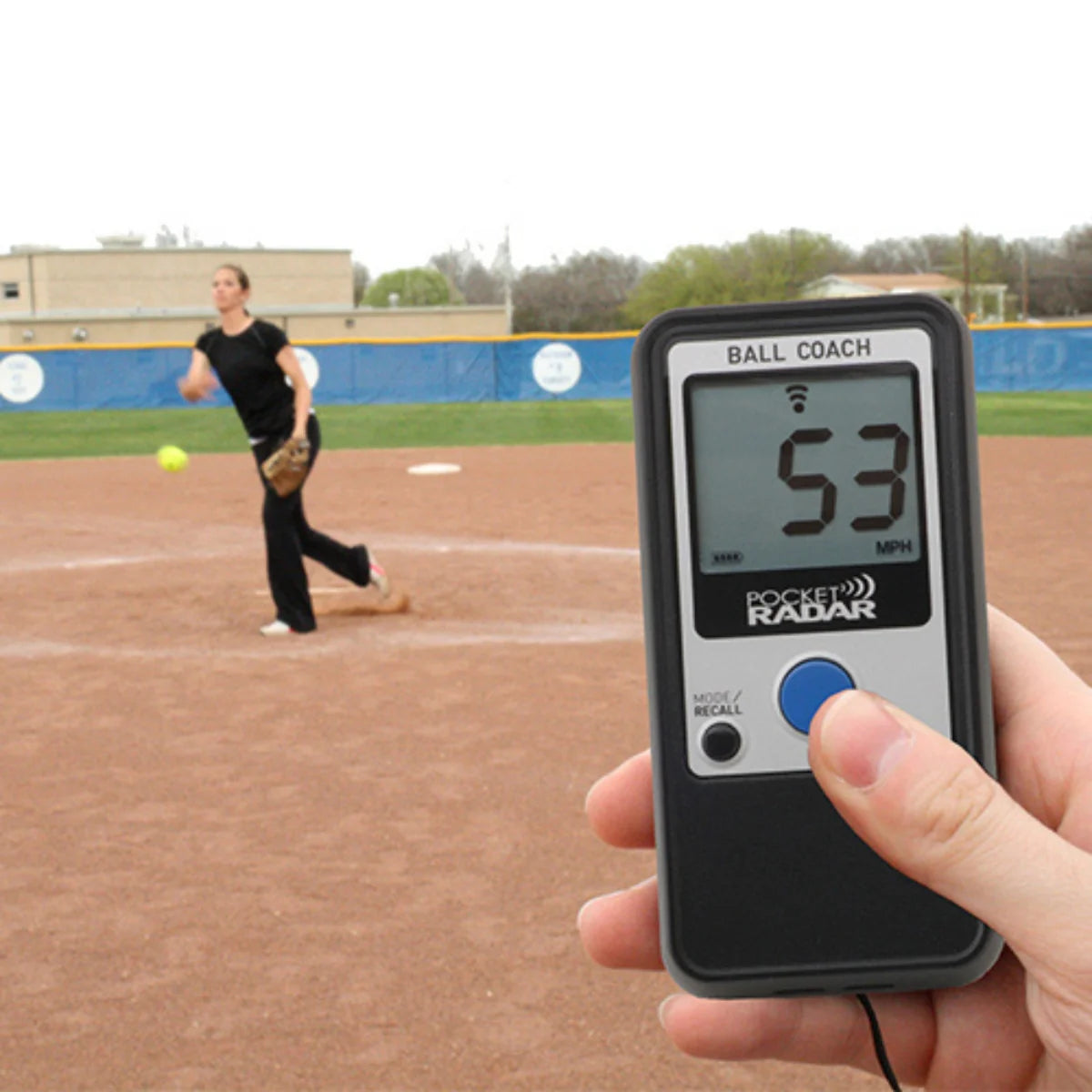 Pocket Radar Ball Coach / Pro-Level Speed Training Tool and Radar Gun PR1000-BC