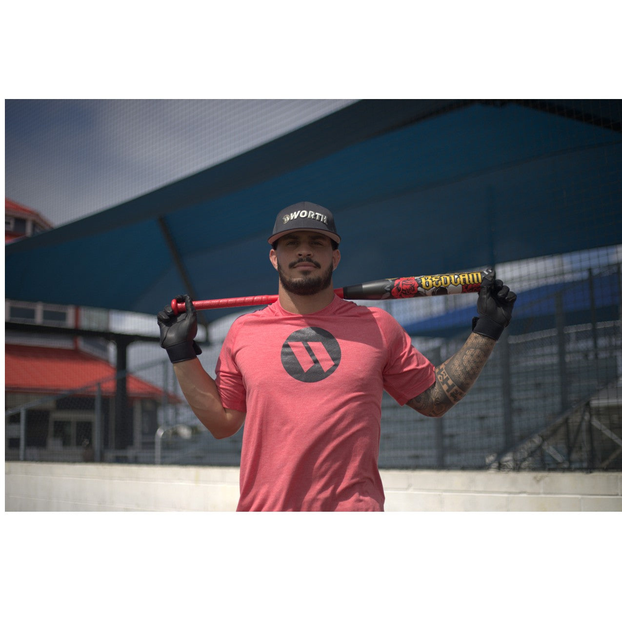 2026 Worth Bedlam Josh Riley Signature 2 Piece 12'' XXL Load (1.0 oz) Slo-Pitch Bat WSU6JRB12X