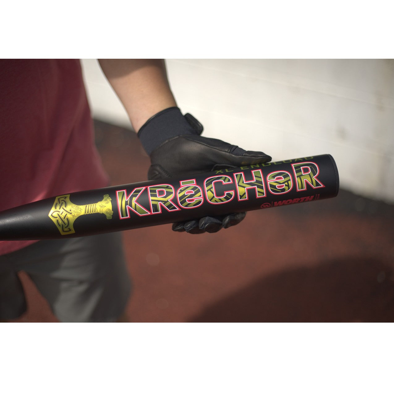 2026 Worth Krecher Jeremy Fry Signature 1 Piece 12.75'' XL Load Slo-Pitch Bat WSU6KJF1L