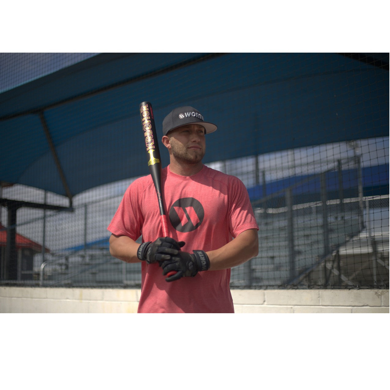 2026 Worth Krecher Jeremy Fry Signature 1 Piece 12.75'' XL Load Slo-Pitch Bat WSU6KJF1L