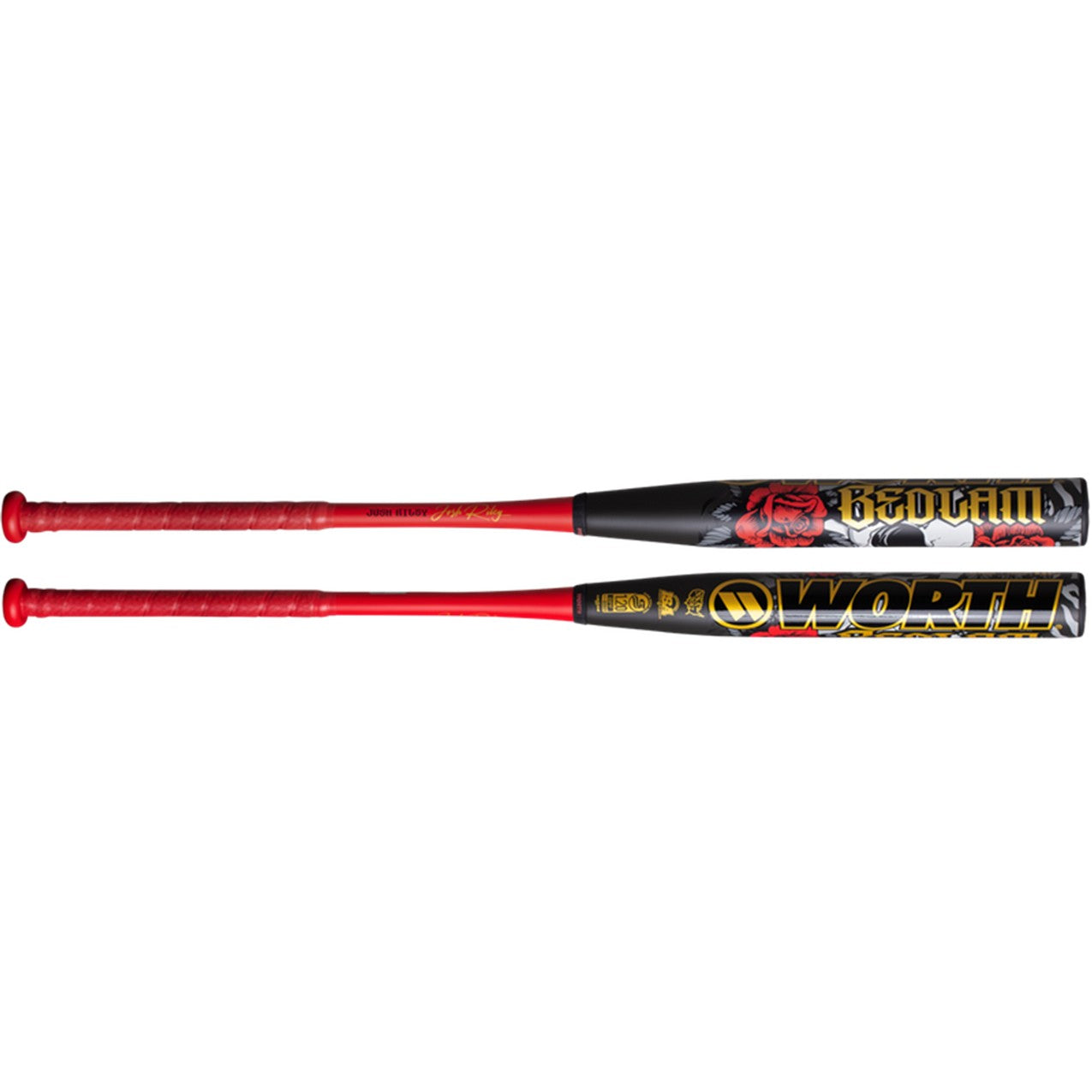 2026 Worth Bedlam Josh Riley Signature 2 Piece 12'' XXL Load (1.0 oz) Slo-Pitch Bat WSU6JRB12X