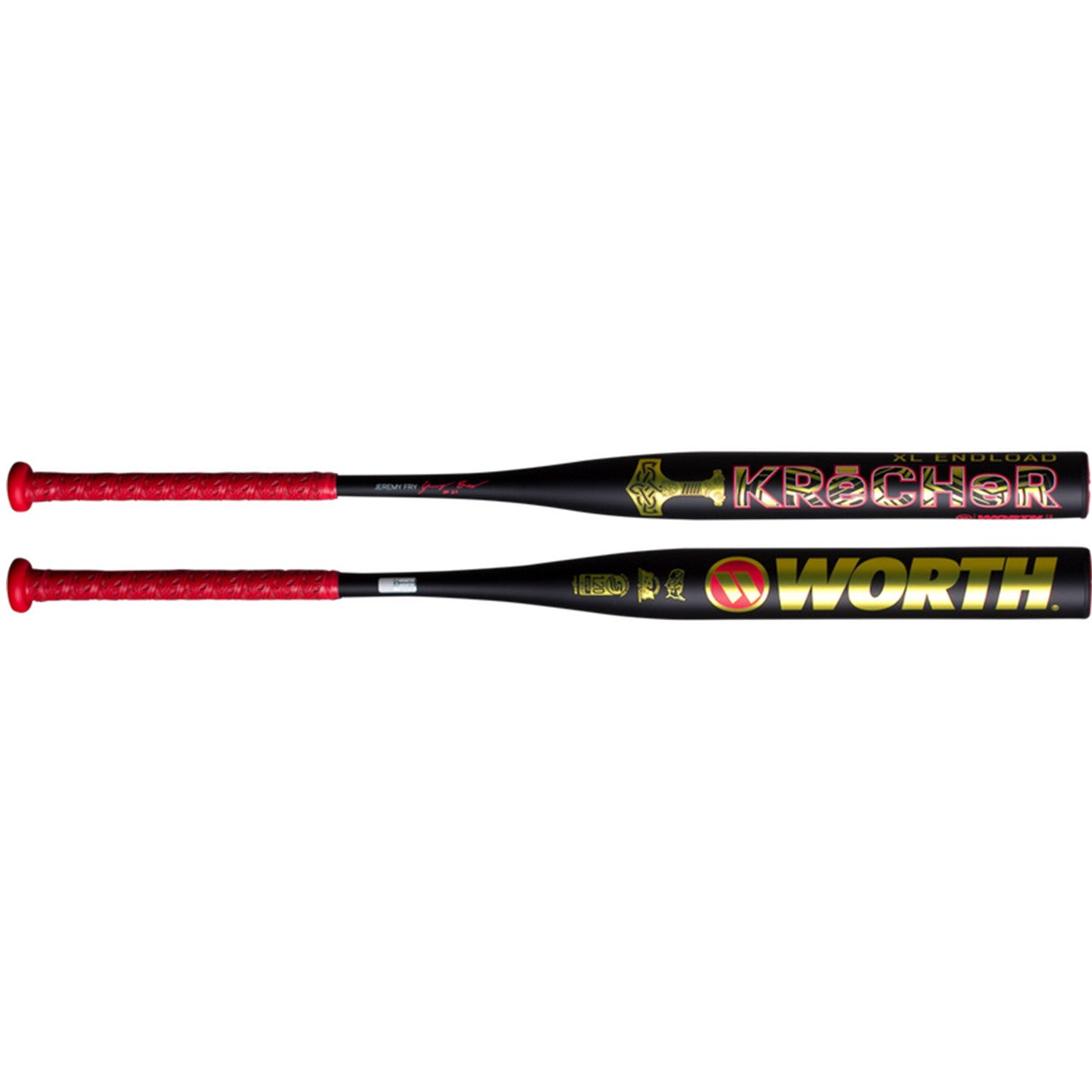 2026 Worth Krecher Jeremy Fry Signature 1 Piece 12.75'' XL Load Slo-Pitch Bat WSU6KJF1L