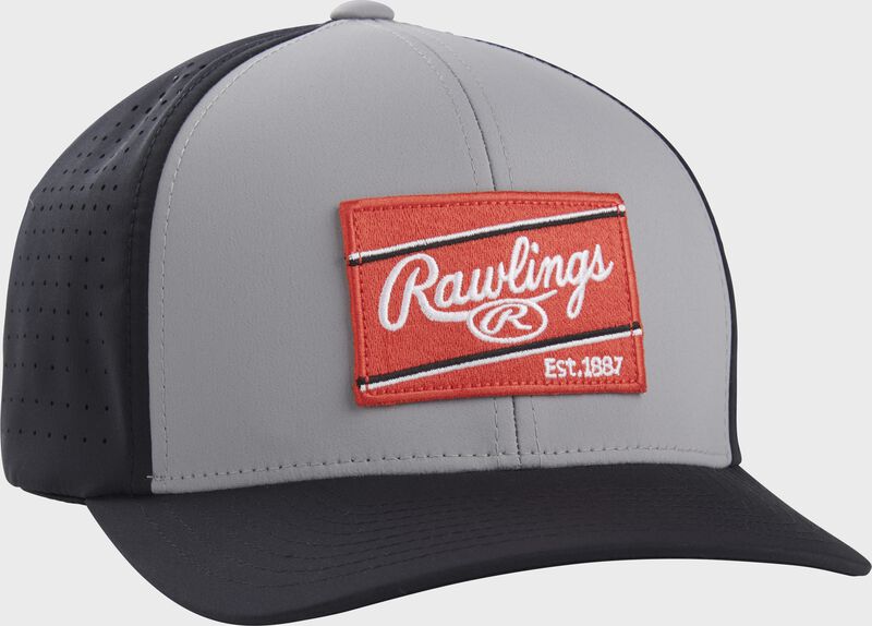 Rawlings Red Leather Patch Hat RSGVH