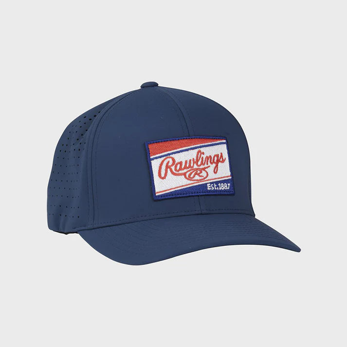 Rawlings Red Leather Patch Hat RSGVH