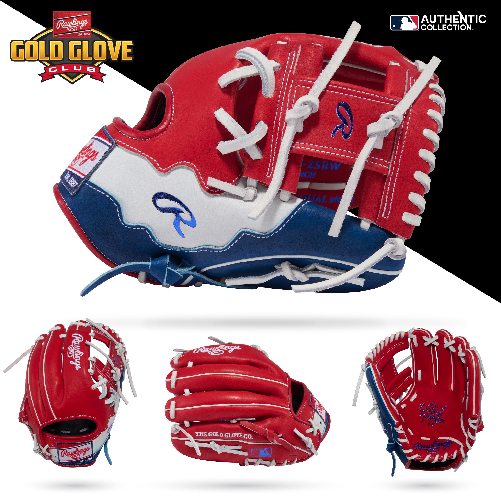 2026 Rawlings Heart of the Hide Gold Glove Club July 11.5" Infield Baseball Glove PROR204-2SRW Right Hand Throw