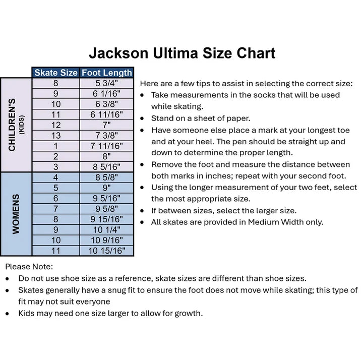 Jackson Ultima Softec Vista Figure Skate ST3250 - Womens