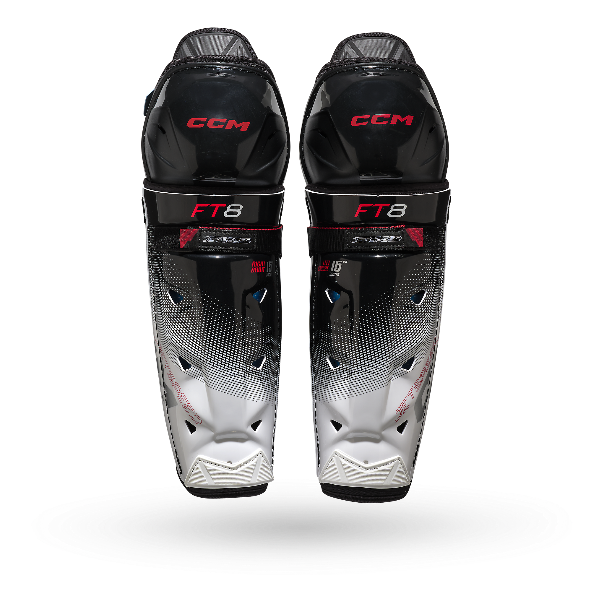 CCM Jetspeed FT8 Hockey Shin Guards SGFT8 - Senior – Evolution Sports ...