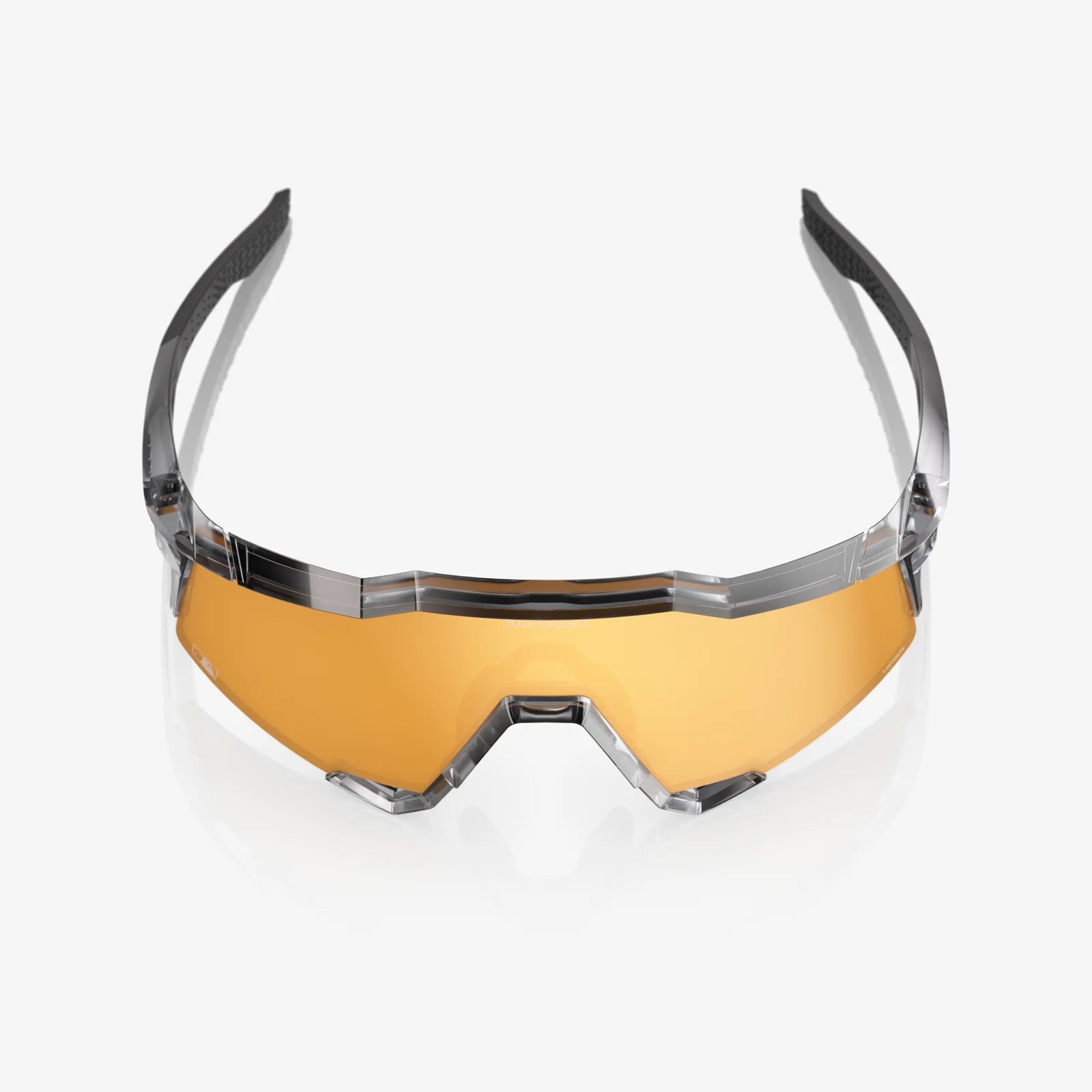 100% Speedcraft MLB Polished Translucent Grey Sunglasses - Mirror Lens