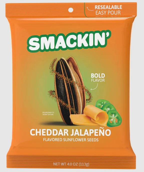 Smackin Sunflower Seeds 4 oz Bag (113 g)