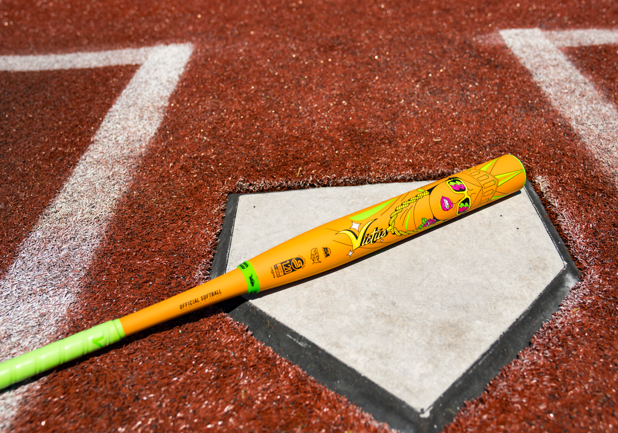 2026 Victus Beacon Neon Orange 2 Piece Ya - Ya (0.5 oz) 12.75" Slo-Pitch Bat USSSA