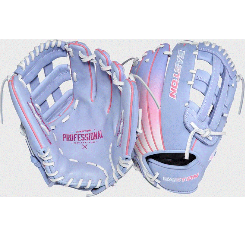 2026 Easton Color Splash 3.0 Pro Collection  12.5" Fastpitch Outfield Glove PCFP125-6P - Perrywinkle / Pink