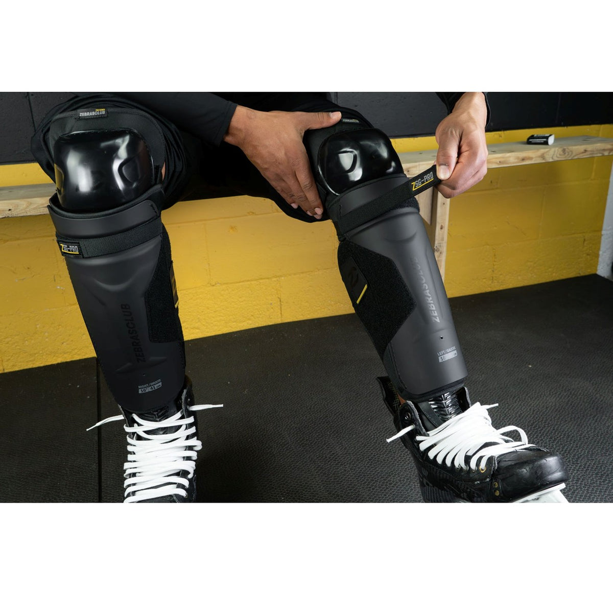 2026 Zebrasclub ZSG - Pro Referee Hockey Shin Guards