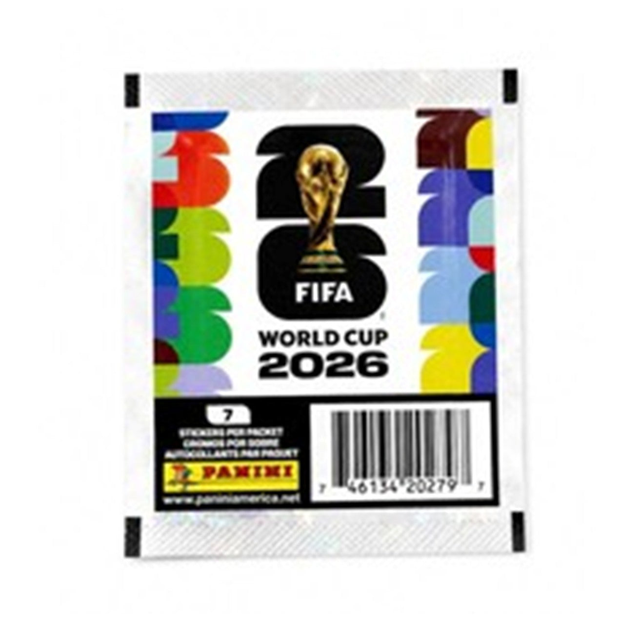 2026 Panini FIFA World Cup Soccer Sticker- 7 Card Pack