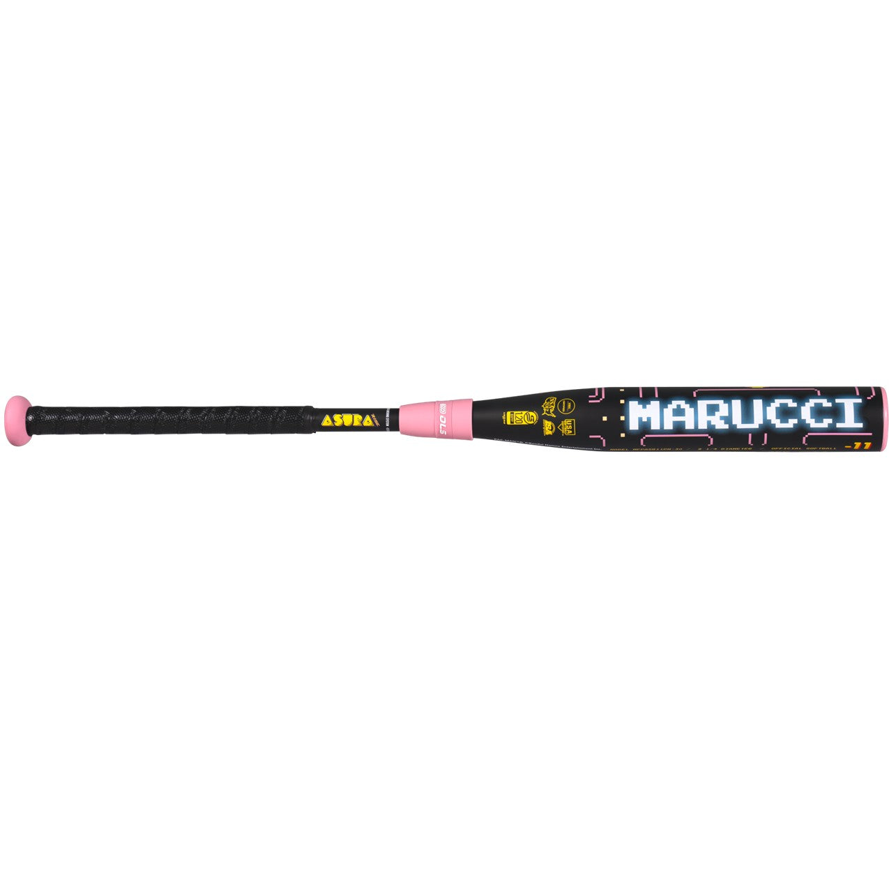2027 Marucci Asura Rise Pac Man -11 2 Piece Fast Pitch Bat MFPASR11PM