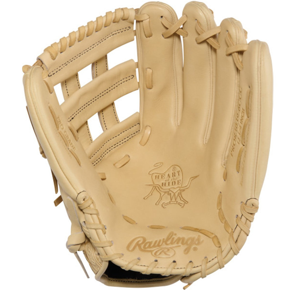 2027 Rawlings Heart of the Hide 12.75" Outfield Baseball Glove PROR3039-6CCC Camel/Camel/Camel