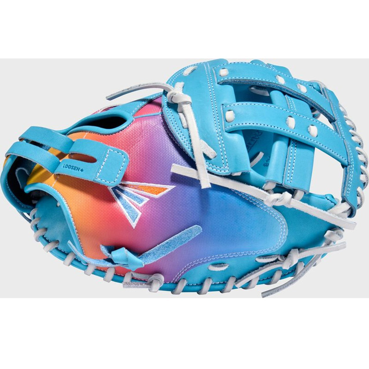 2026 Easton Color Splash 3.0 Pro Collection  34" Fastpitch Catchers Glove PCFPCM34CB- Columbia Blue / White