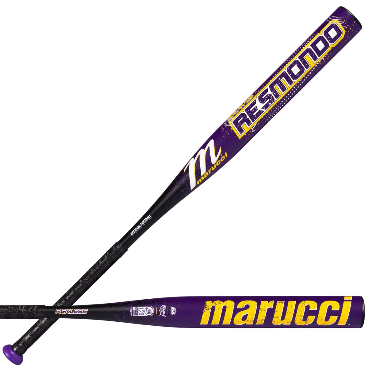 2026 Marucci Rckless Resmondo 1 Pc Loaded (0.5oz) 12.75" Slo-Pitch Bat USSSA