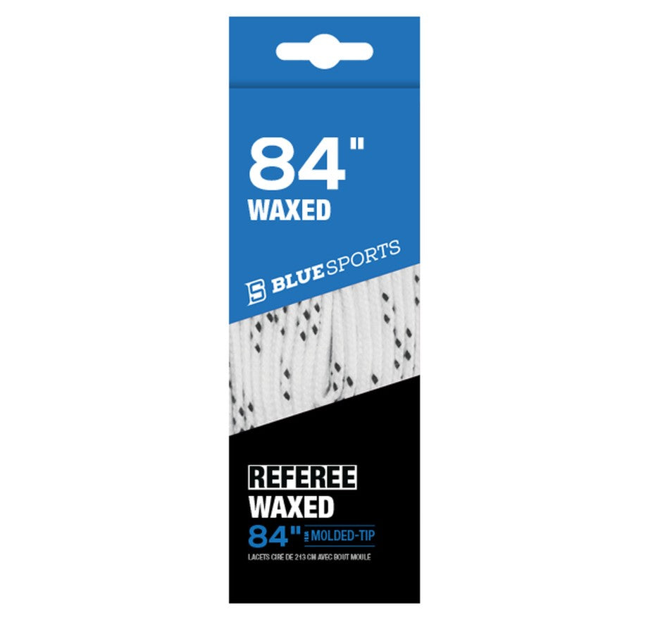2026 Blue Sports Referee Waxed Laces