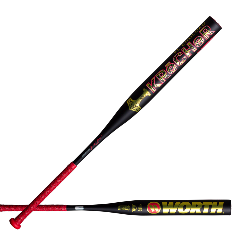 2026 Worth Krecher Jeremy Fry Signature 1 Piece 12.75'' XL Load Slo-Pitch Bat WSU6KJF1L